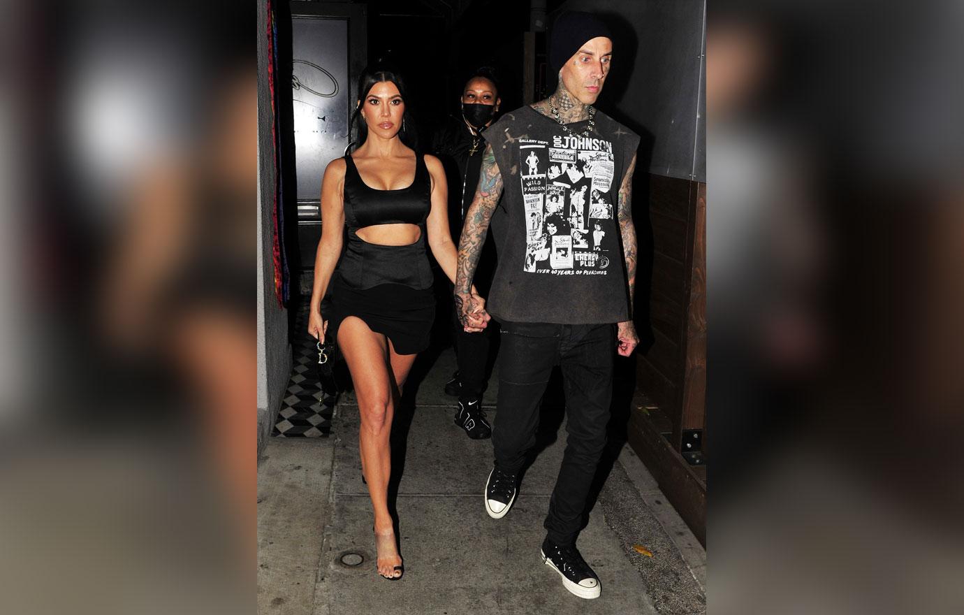 travis barker seemingly responds to younes bendjima exposing scott disicks dm about kourtney kardashian