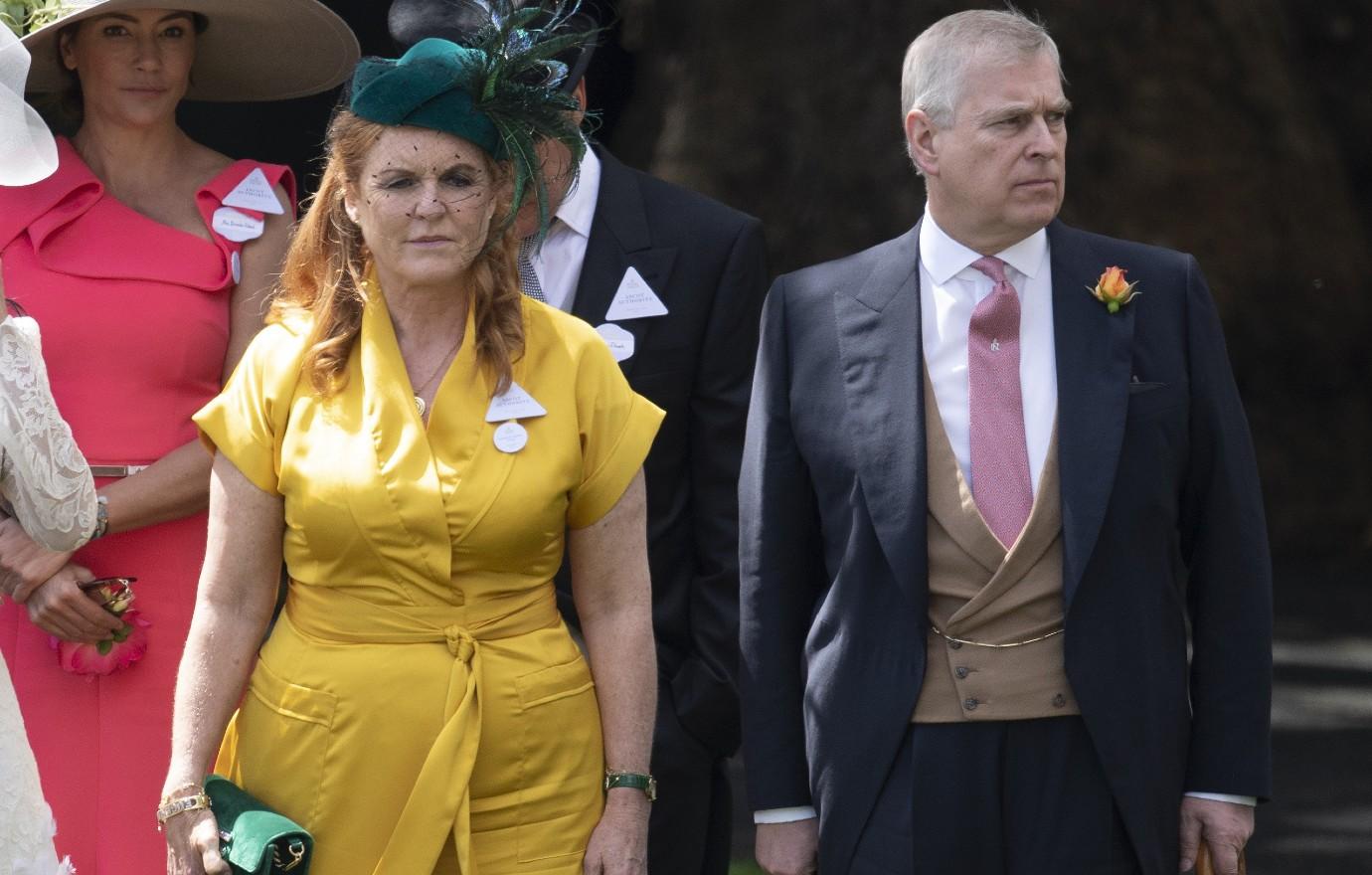 sarah ferguson queen funeral prince andrew