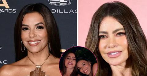 Composite photo of Sofia Vergara and Eva Longoria