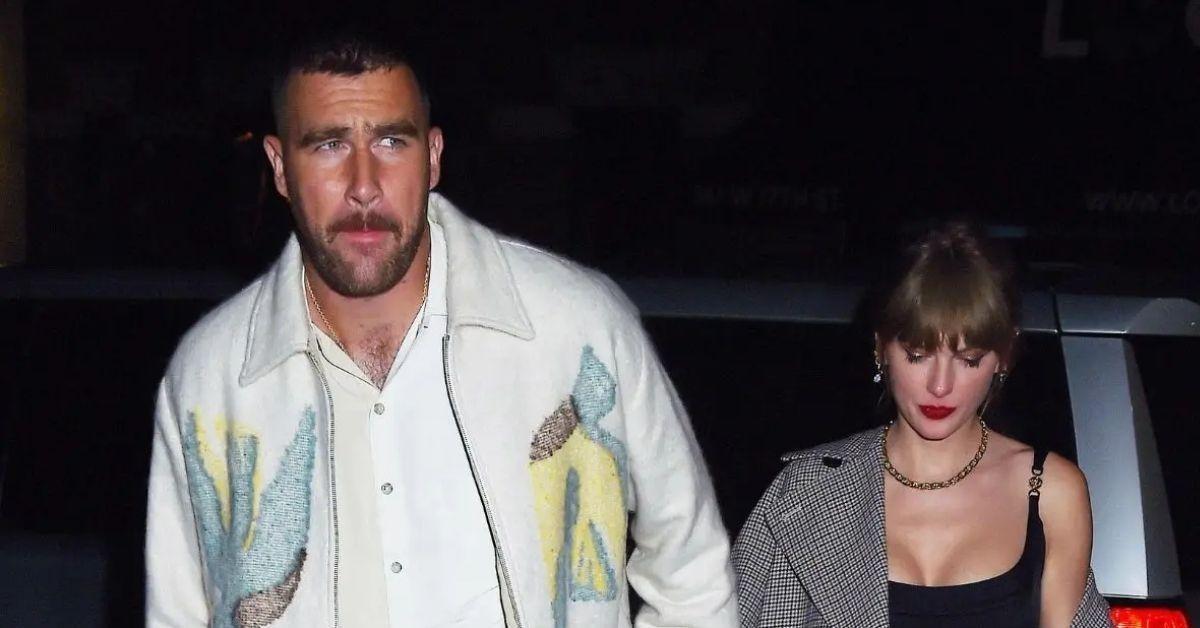Photo of Travis Kelce and Taylor Swift
