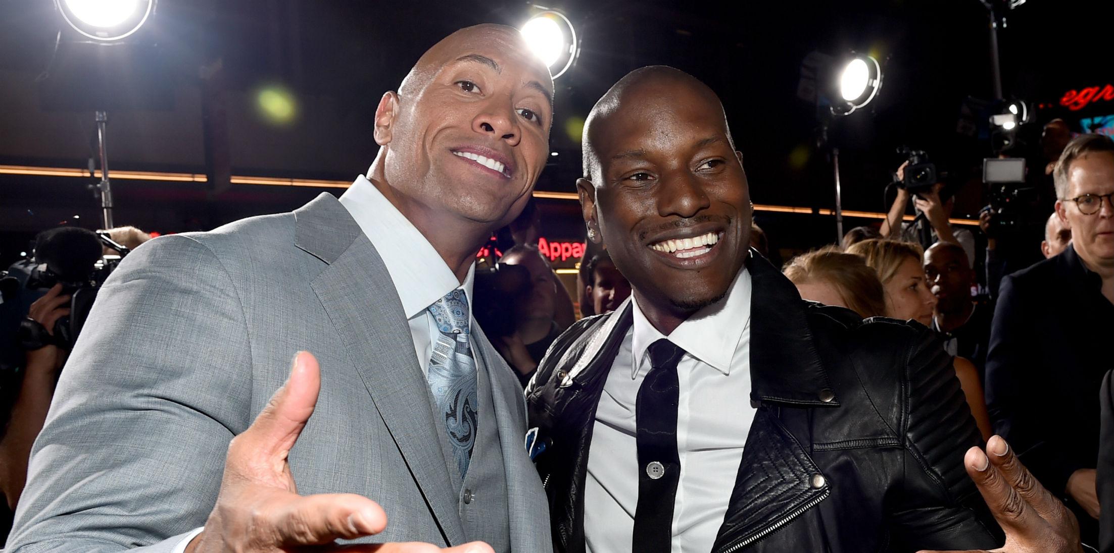 Tyrese Gibson The Rock Feud Online Over Fast And Furious hero