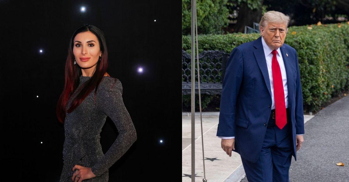 Composite Photo of Lauren Loomer and Donald Trump