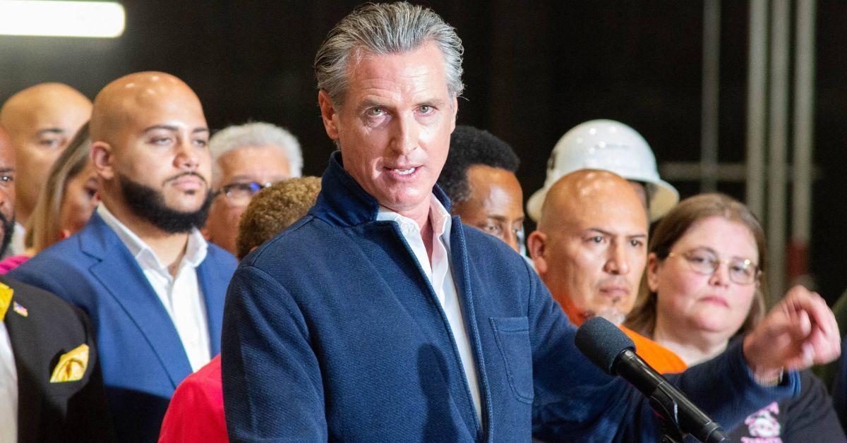 Photo of California Governor Gavin Newsom