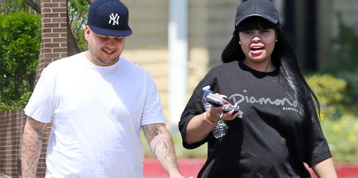 rob kardashian blac chyna pigs