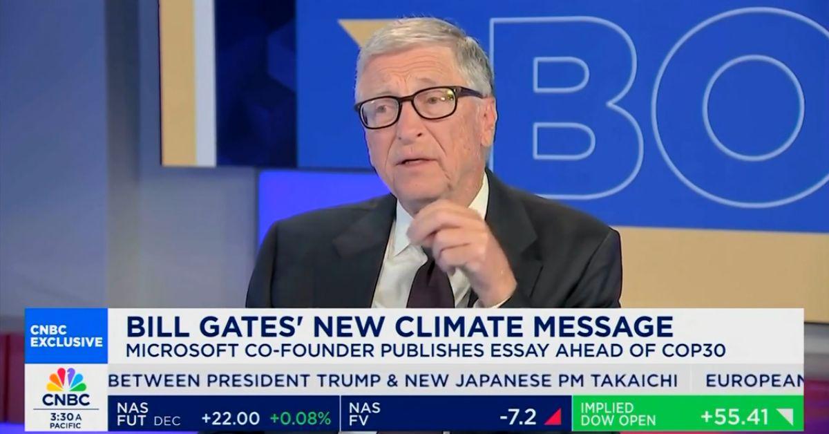 image of Bill Gates said the upcoming climate summit in Brazil would be a good time to rethink things.