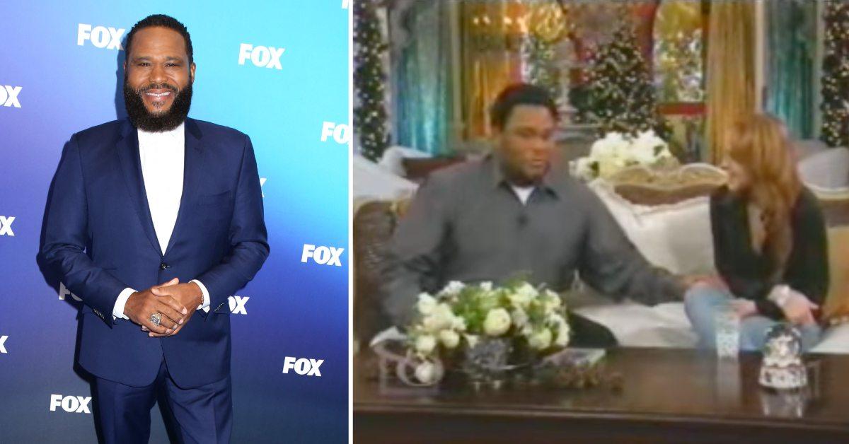 Photo of Anthony Anderson and image of Anthony Anderson with Lindsay Lohan in 2003