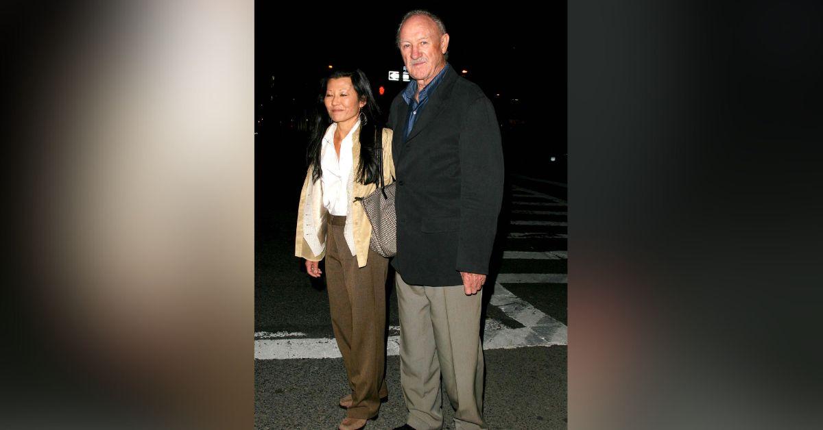 Photo of Gene Hackman and Betsy Arakawa.