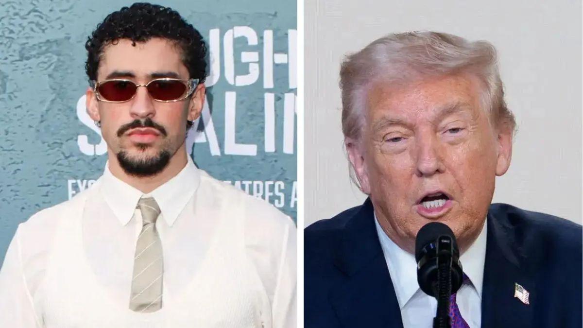 image of Donald Trump bashed Bad Bunny's halftime show performance, calling it 'absolutely terrible.'