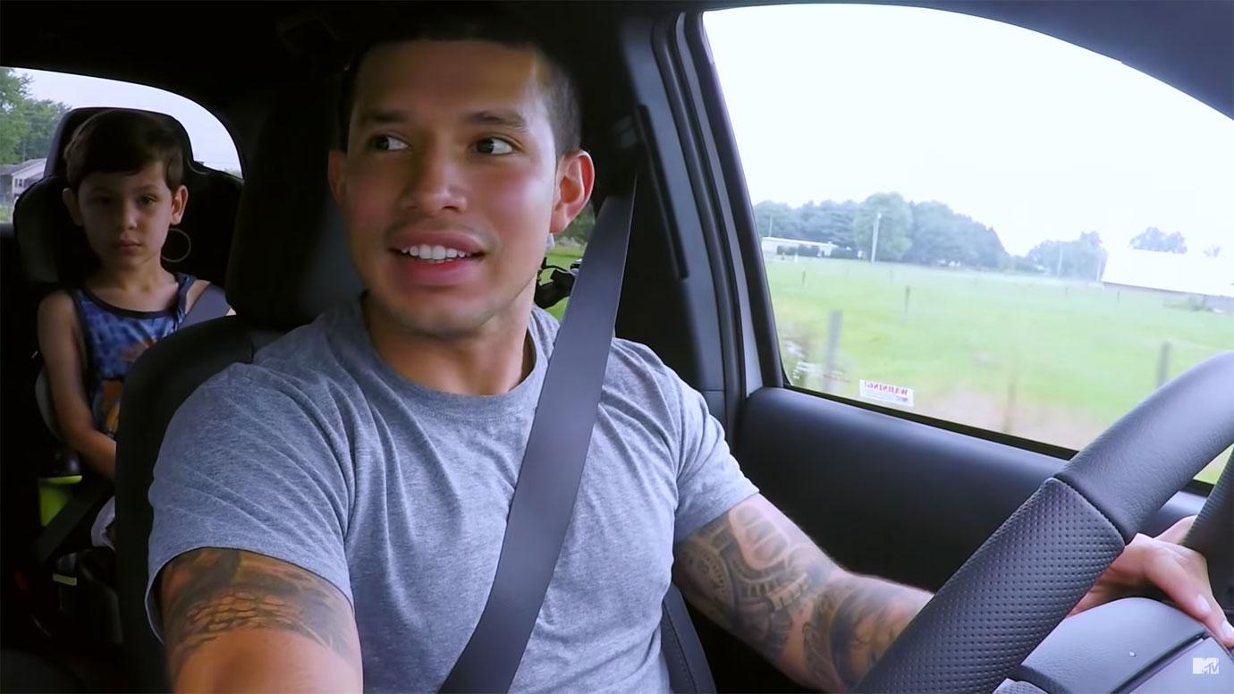 Teen Mom Javi Marroquin Driving teen mom father's day