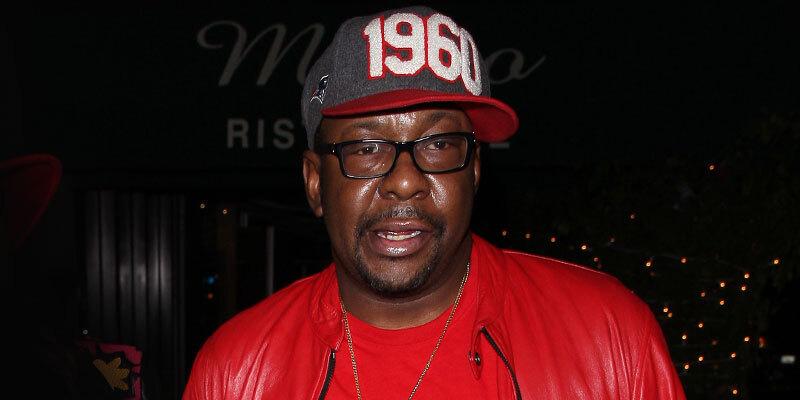 Bobby Brown Wearing Red