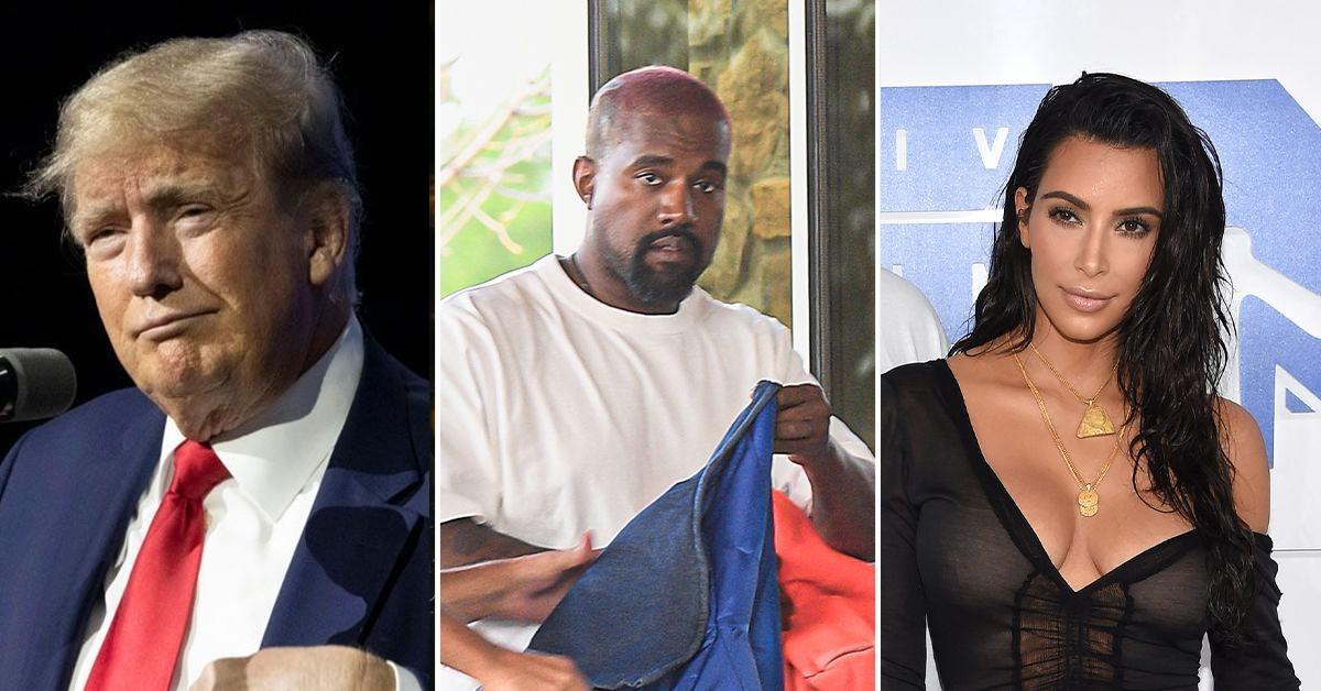 Kim Kardashian Shows Major Cleavage and Licks Kanye West's Shoulder While  Celebrating Kourtney's Birthday Again in Miami