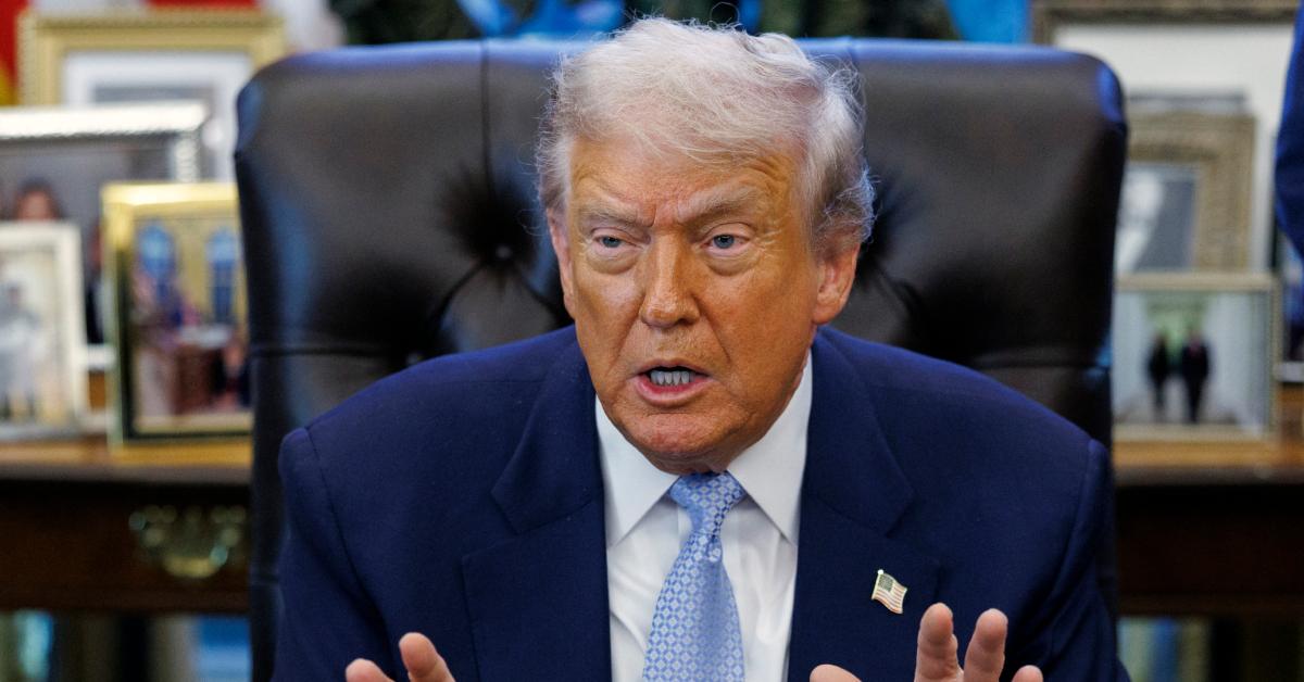 Image of Donald Trump said the Democrats who spoke out against him should be 'arrested.'