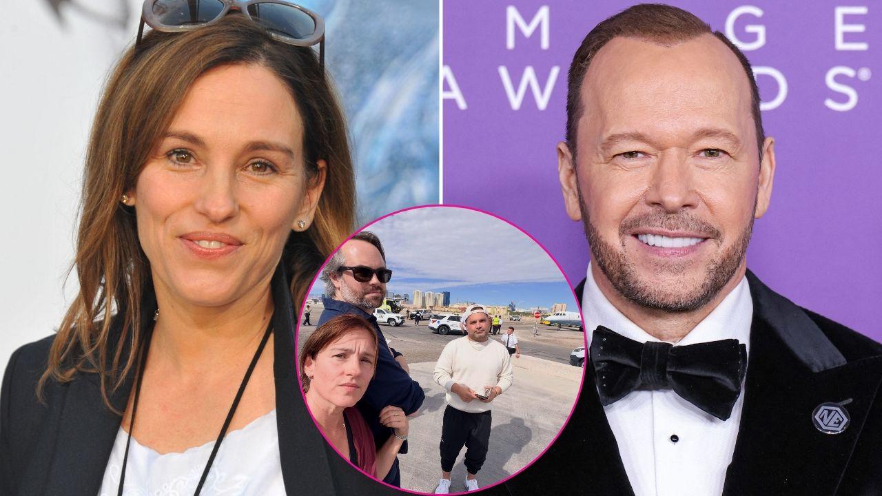 Image of Amy Jo Johnson and Donnie Wahlberg