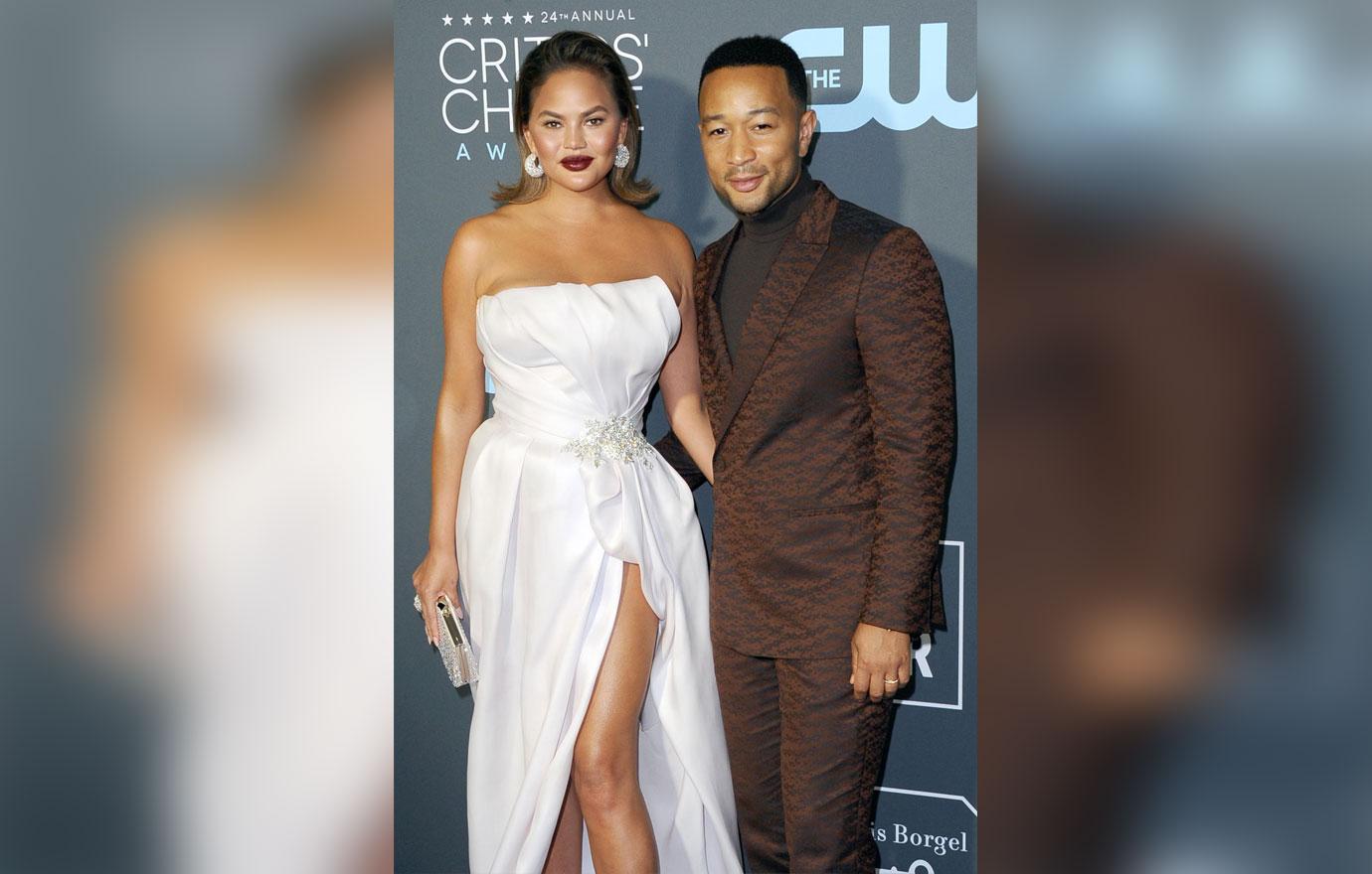 Chrissy Teigen And John Legend On Red Carpet