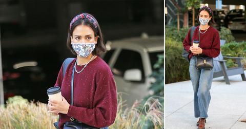 jessica alba out and about