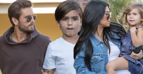 Kourtney kardashian scott disick split custody battle