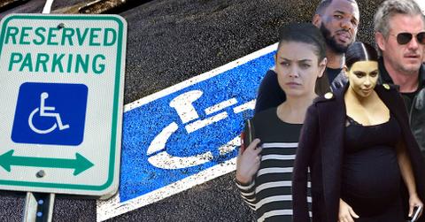 Celebs handicap parking