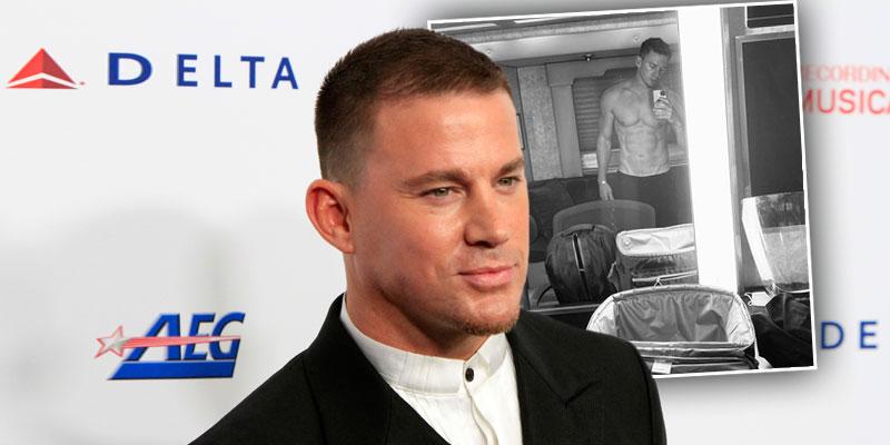 Channing Tatum Strips Down, Shows Abs In Selfie