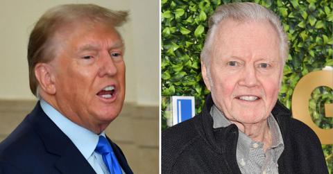 donald trump shares bizarre video of jon voight comparing him to jesus