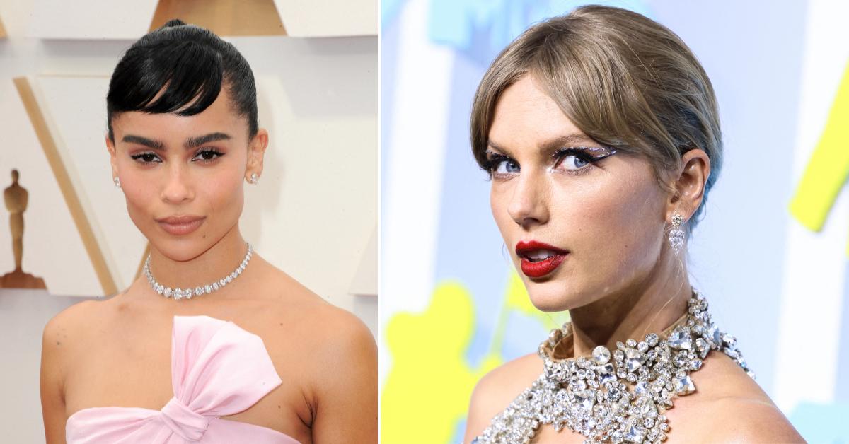 Image of Zoë Kravitz said she 'panicked' and ended up 'destroying' Taylor Swift's bathroom.