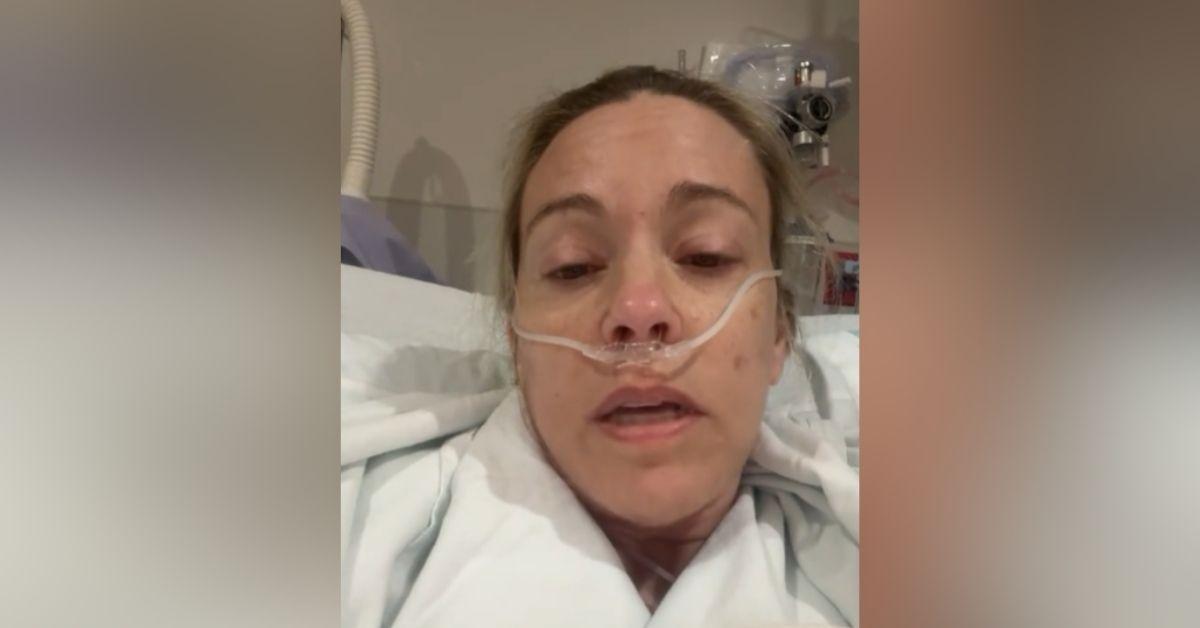 image of The TV personality shared a hospital selfie on TikTok and thanked fans for their prayers.