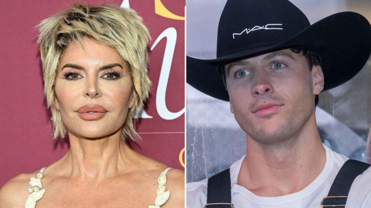 Split photo of Lisa Rinna & Rob Rausch