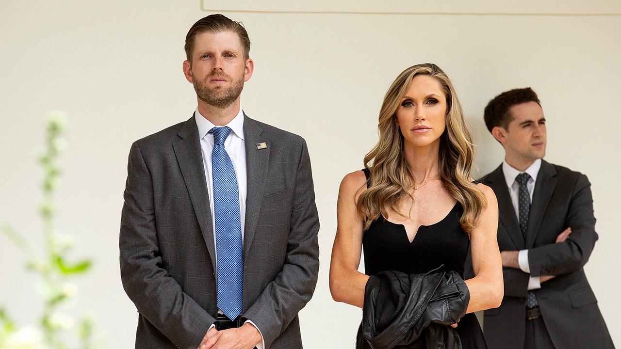 image of Lara Trump said she had to check her watch because her kids might have had an emergency. 