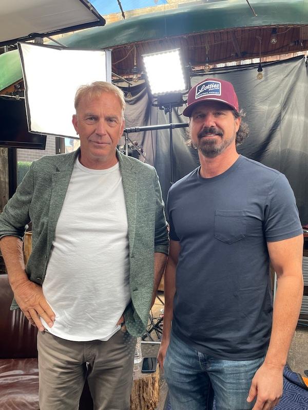 kevin costner and mark domitrivich owner of frontier