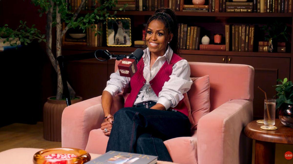 image of Michelle Obama 'hopes' husband Barack wouldn't try to run for a third term.