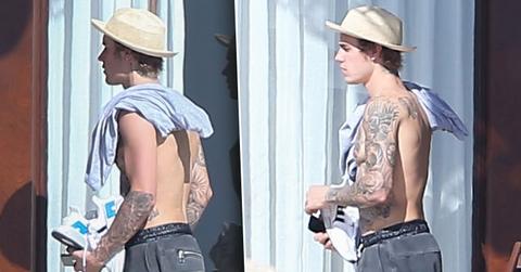 Justin bieber shirtless muscles new years ok pp