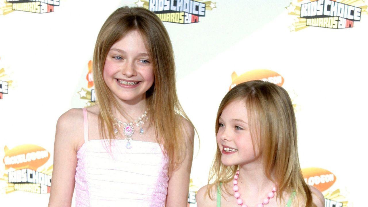 Image of Dakota Fanning recalled a funny hot room scene moment with Elle Fanning during a scene on 'The Nightingale' set.