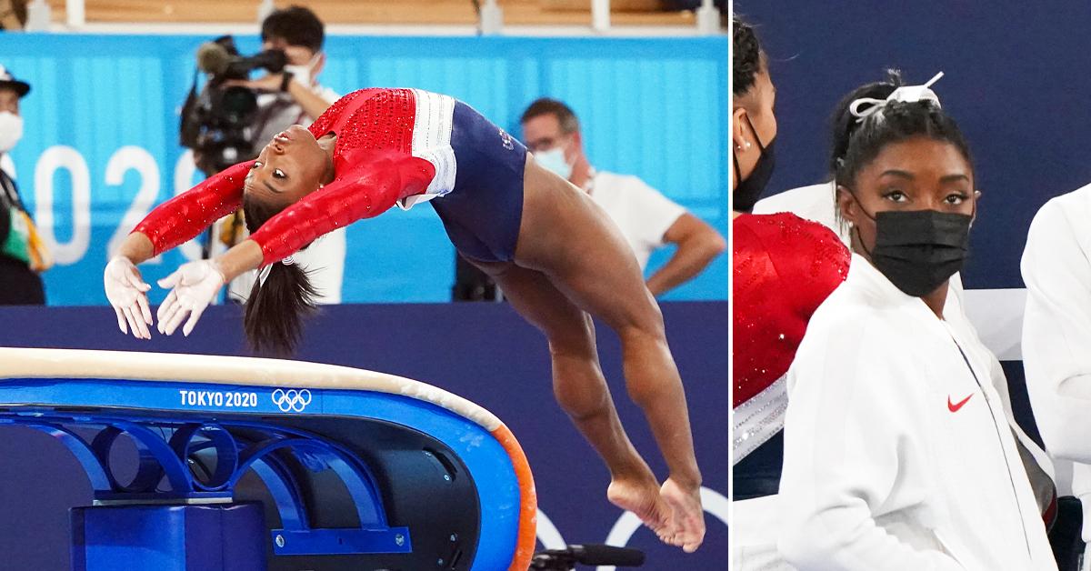 simone biles unexpectedly exists womens team final over medical issue ok