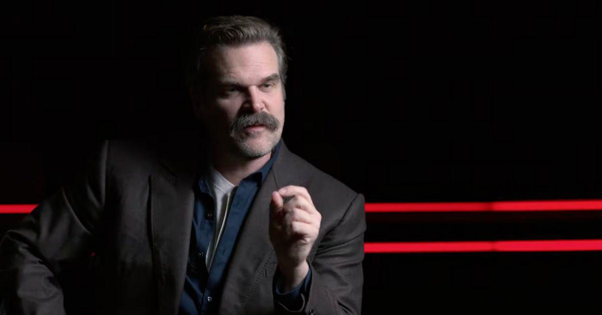 Image of David Harbour praised his relationship with Millie Bobby Brown.