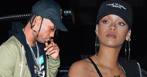 Rihanna travis scott dating dinner date