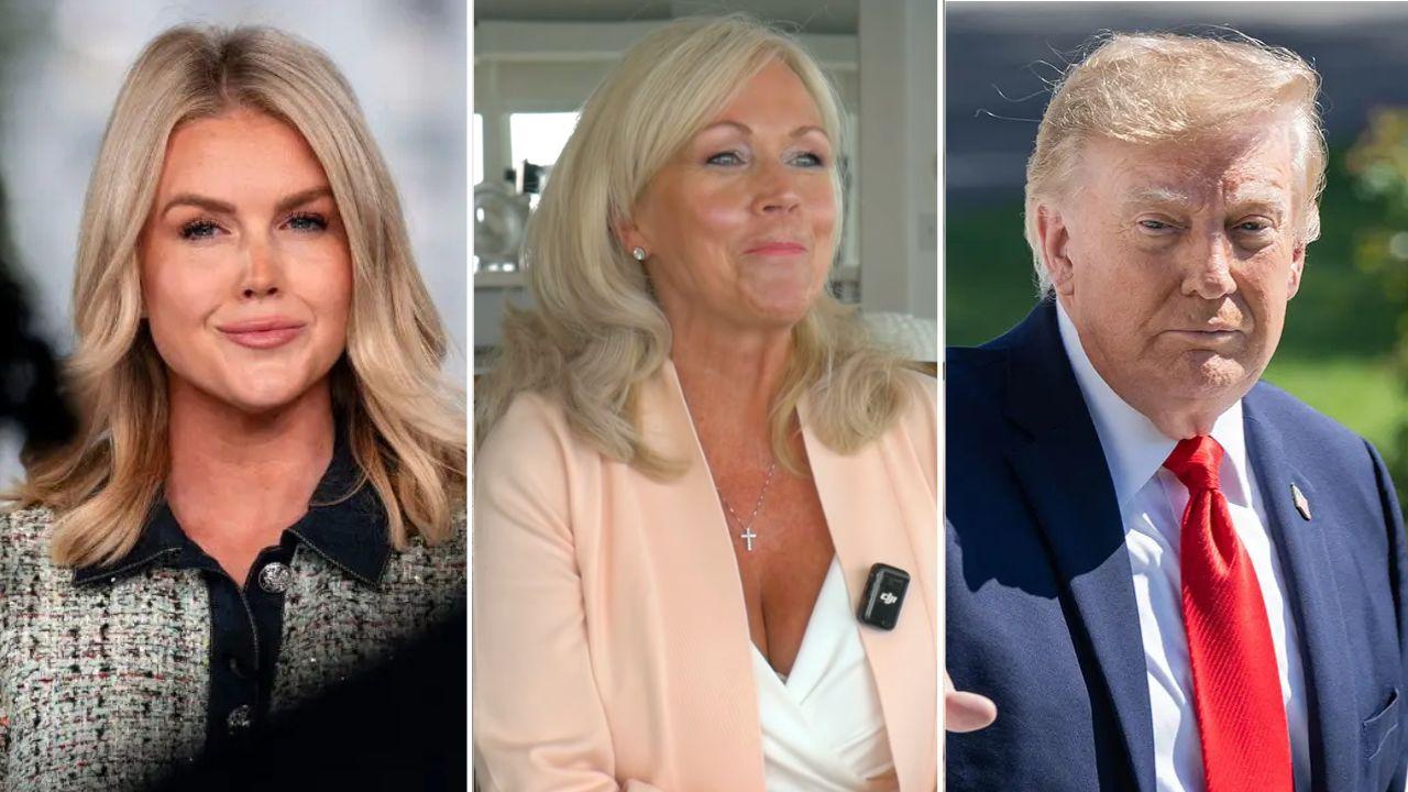 image of trump, Erin and Karoline Leavitt 
