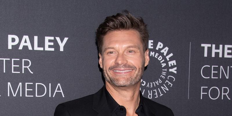 Ryan Seacrest Wearing Black