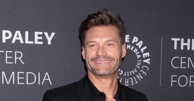 Ryan Seacrest Wearing Black