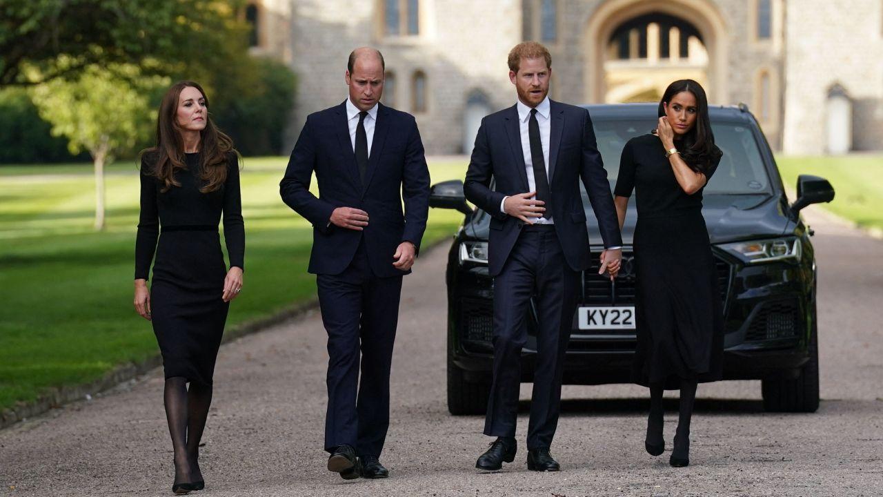 Image of Prince Harry and Meghan Markle have a strained relationship with Kate Middleton and Prince William.