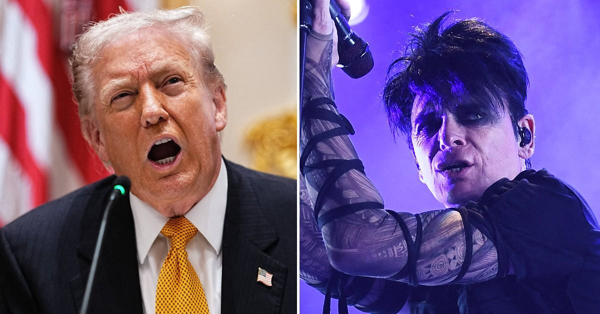 photo of Donald Trump; Gary Numan. 