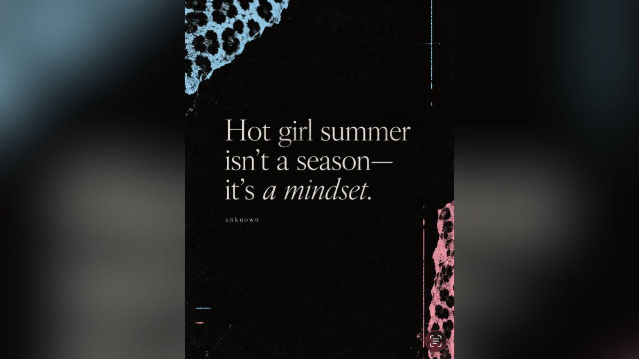 Image of Bebe Rexha ended her Instagram carousel with a quote declaring that 'hot girl summer' is a mindset, not a season.