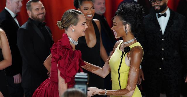 Cara Delevingne Stuns In Gorgeous Red Gown At 2023 Oscars: Photos