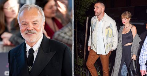 Image of Graham Norton, Travis Kelce, Taylor Swift