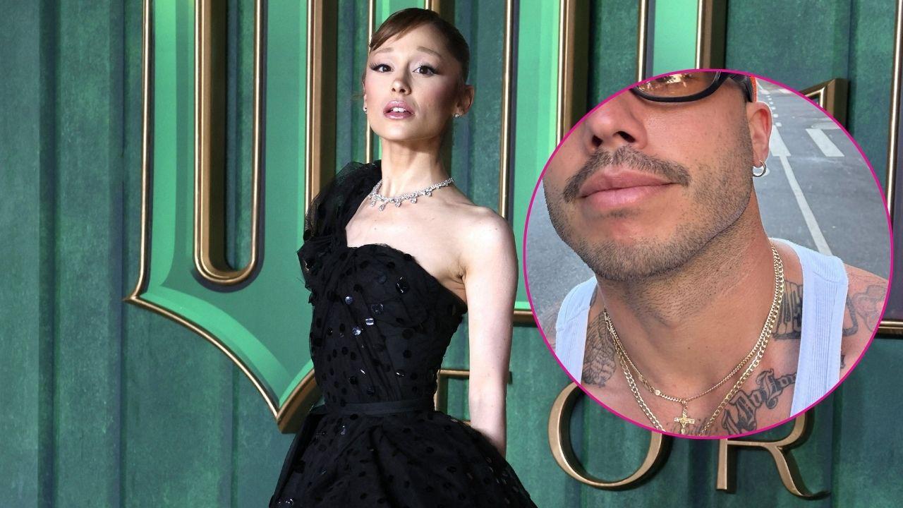 Split photo of Ariana Grande and Ricky Alvarez