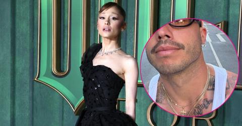 Split photo of Ariana Grande and Ricky Alvarez