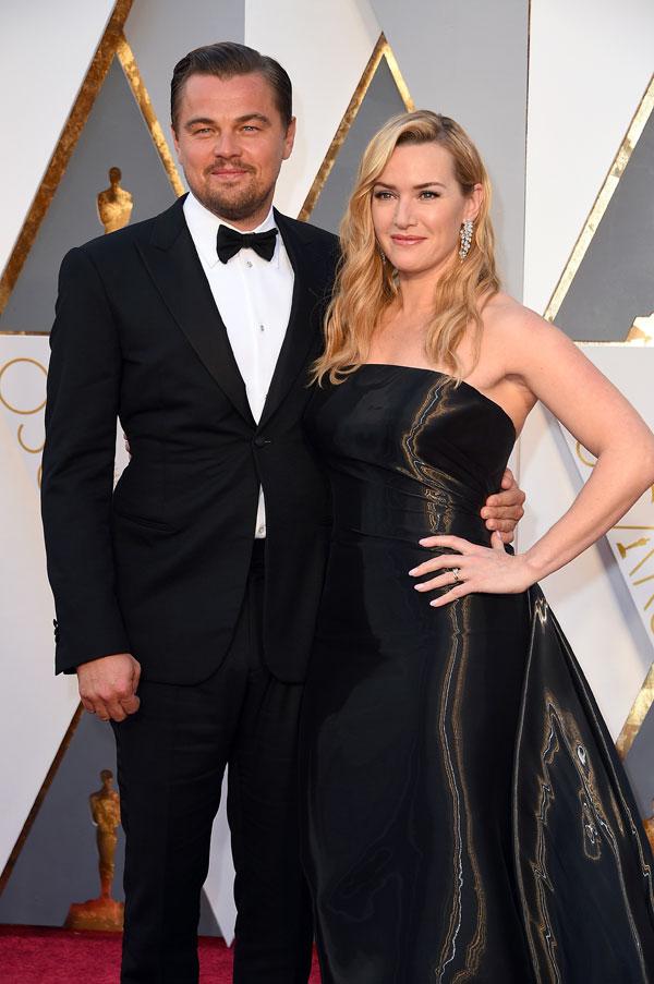 leonardo dicaprio kate winslet 2016 oscars red carpet arrivals