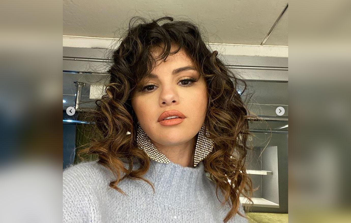 Selena Gomez Posts Throwback Picture of Long Curly Hair