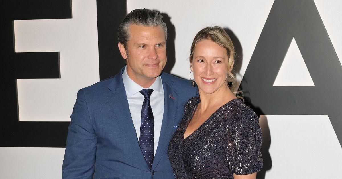 image of Pete Hegseth faced online criticism after a red carpet appearance.