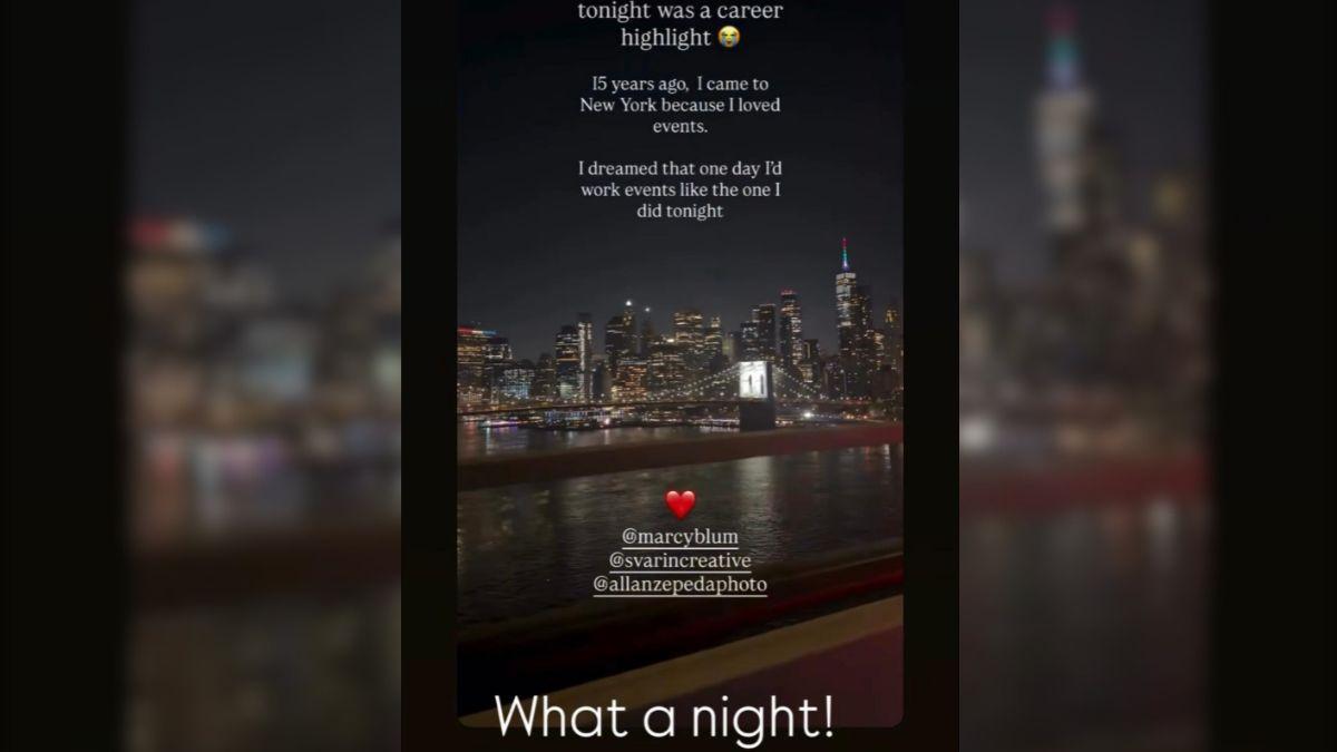 Image of Social media expert Samantha Roberts' post fueled speculations about Taylor Swift and Travis Kelce's wedding.
