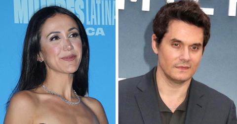 split image of Kat Stickler and John Mayer