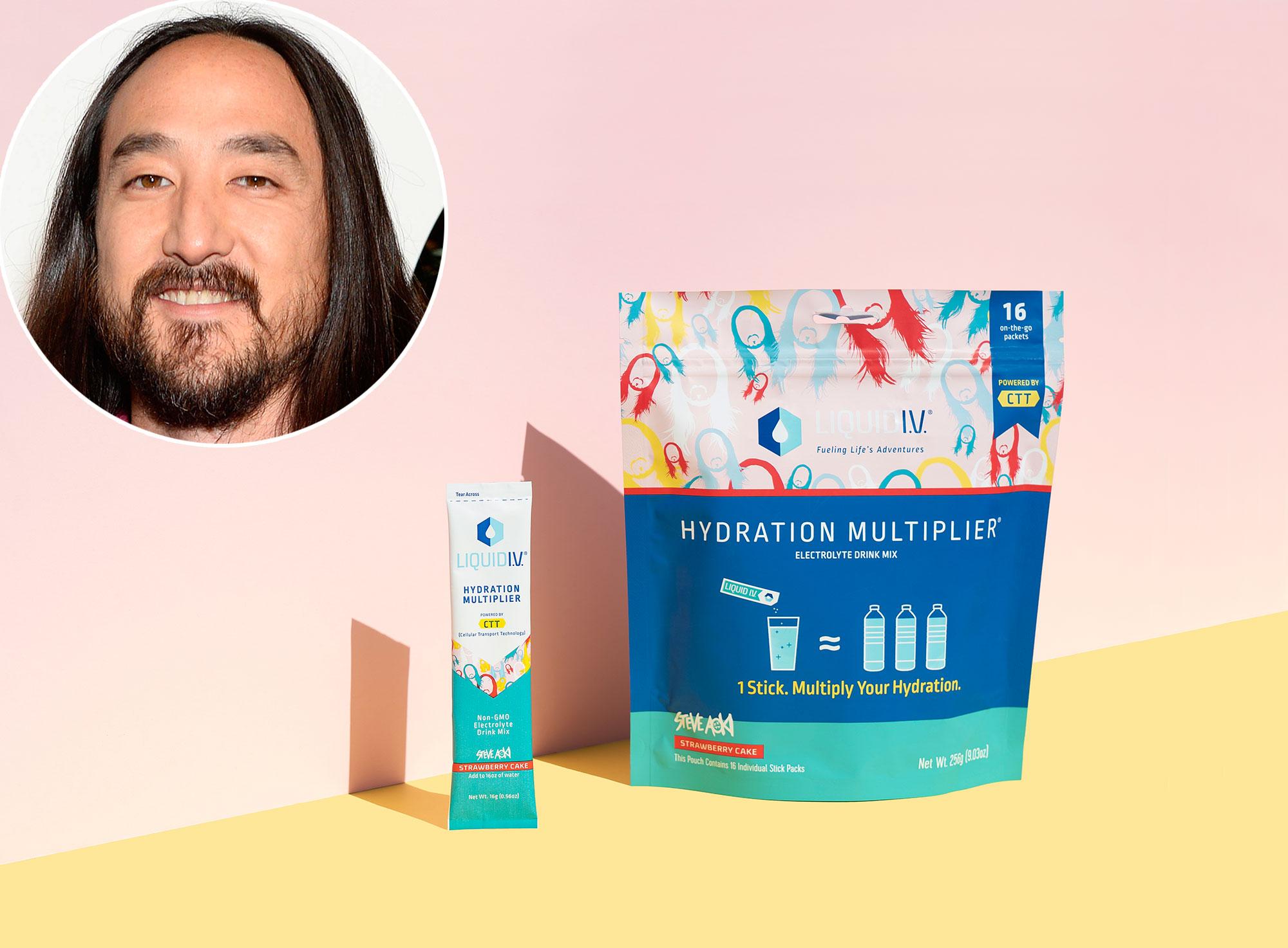 Steve Aoki GQ Men of the Year Celebration Liquid IV